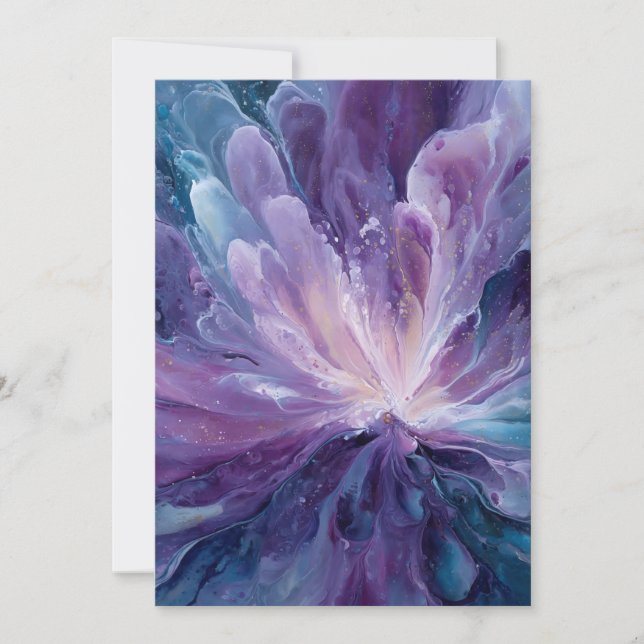 CosmicFlower Thank You Card (Front)