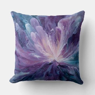 CosmicFlower Throw Pillow