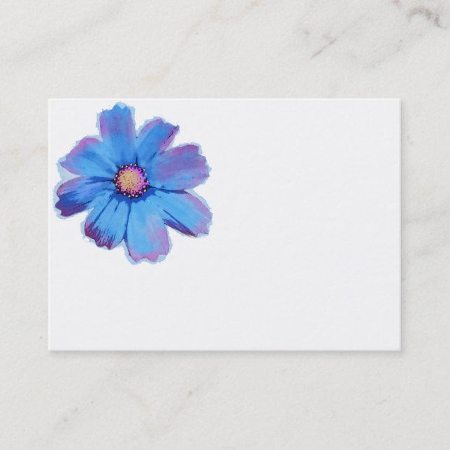 Cosmo bleu, cartes de visite (Devant)