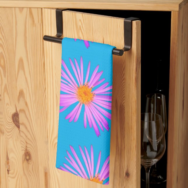 Cosmo Flower Botanical Kitchen Towel (Thirds Fold)