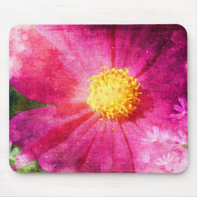 Cosmo Flower Mouse Pad (Front)