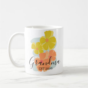 Cosmo Flowers Mom Grandma Coffee Mug