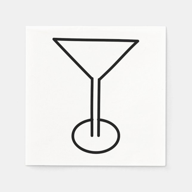 Cosmo Glass Napkin (Front)