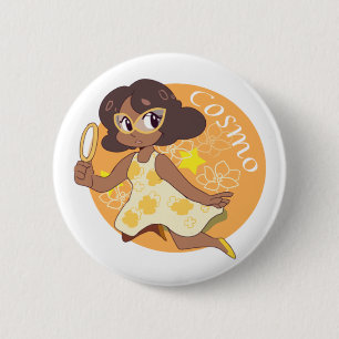 Cosmo The Space Detective 2 Inch Round Button
