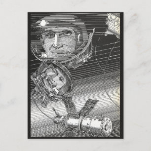 Cosmonaut Five Postcard