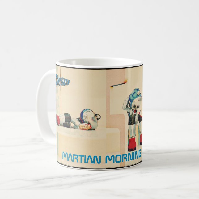 Cosmonut "Martian Morning" Coffee Mug (Front Left)
