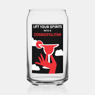 Cosmopolitan Cocktail Drink Can Glass