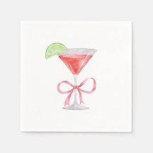 Cosmopolitan Cocktail Napkin