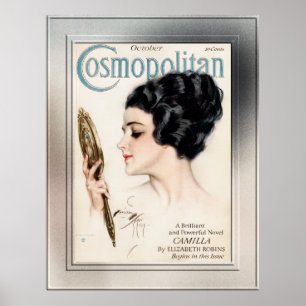 Cosmopolitan FC October 1917 by Harrison Fisher Poster