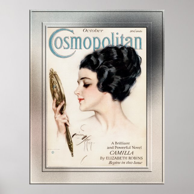 Cosmopolitan FC October 1917 by Harrison Fisher Poster (Front)