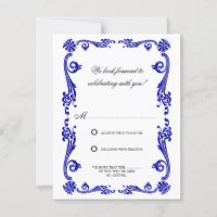 Cosmopolitan Flourish and Swirls RSVP