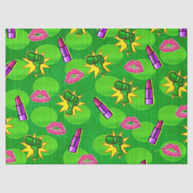Cosmopolitan Pop Art GIFT TISSUE 3 Paper (Front)