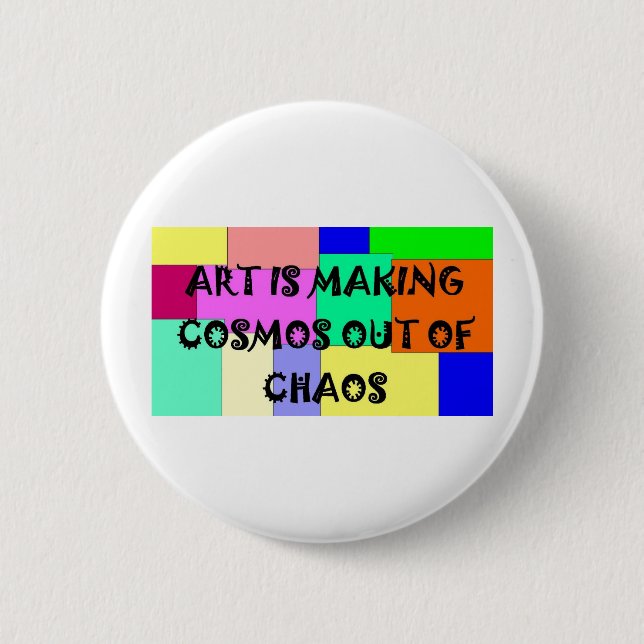 cosmos 2 2 inch round button (Front)