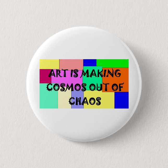cosmos 2 inch round button (Front)