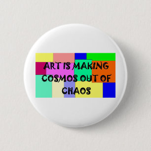 cosmos 2 inch round button