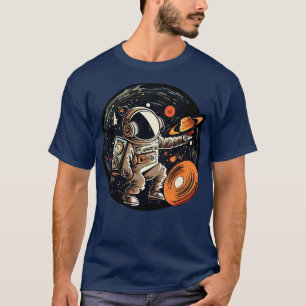 Cosmos and astronaut art cosmos T-Shirt