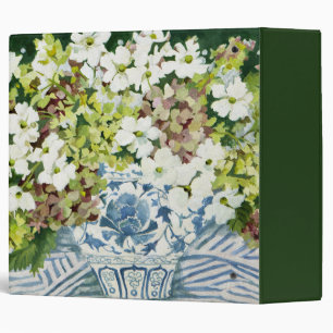 Cosmos and hydrangeas in a chinese vase 2013 binder