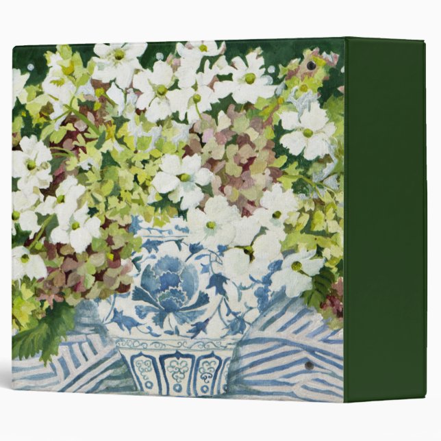 Cosmos and hydrangeas in a chinese vase 2013 binder (Back/Spine)