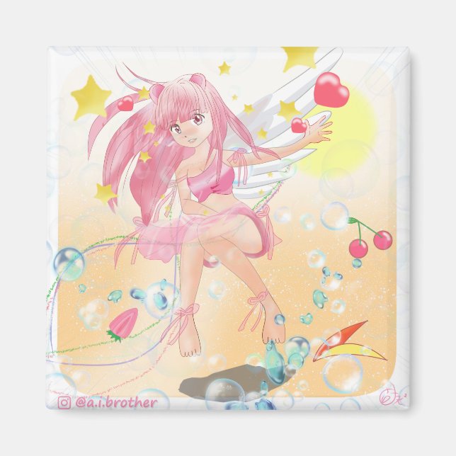 Cosmos Angel Magnet (Front)