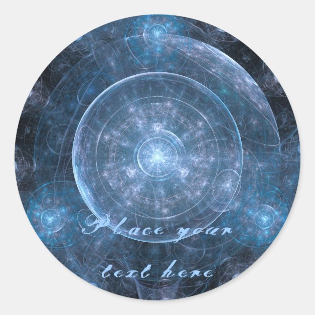 Cosmos Background 001 Classic Round Sticker (Front)