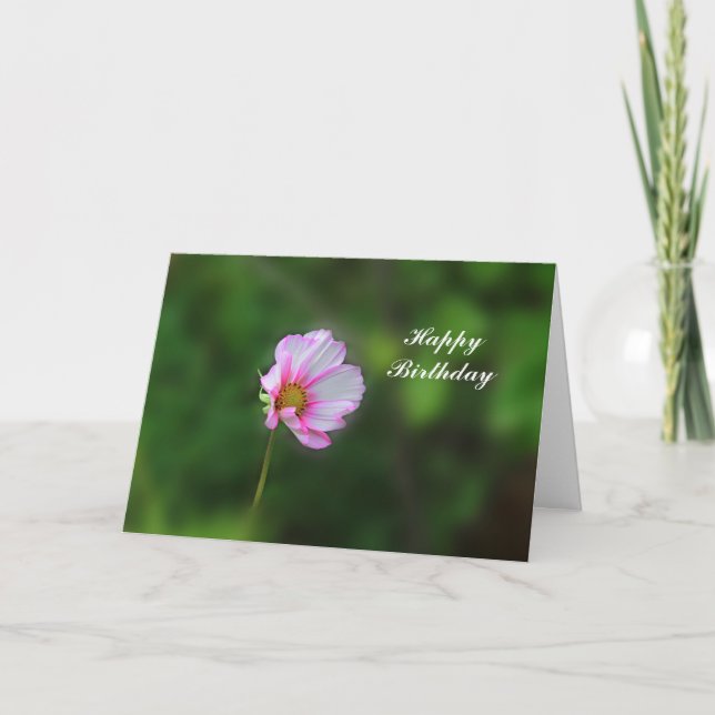 Cosmos Birthday Card (Front)