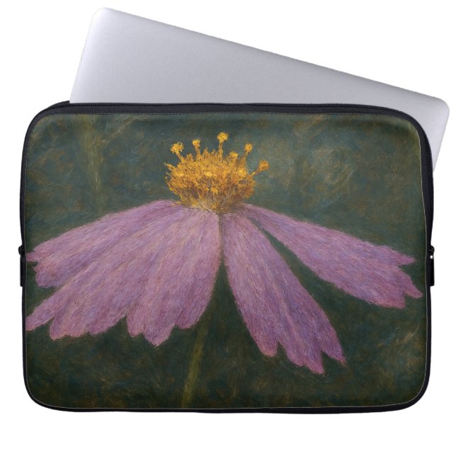 Cosmos Blossom Laptop Sleeve (Front)