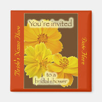 Cosmos Bridal Shower Invitation