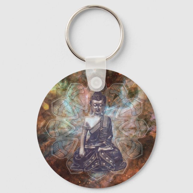 Cosmos Buddha Keychain (Front)