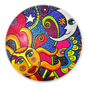 Cosmos Ceramic Knob