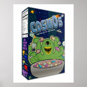 COSMOS Cereal Box Poster