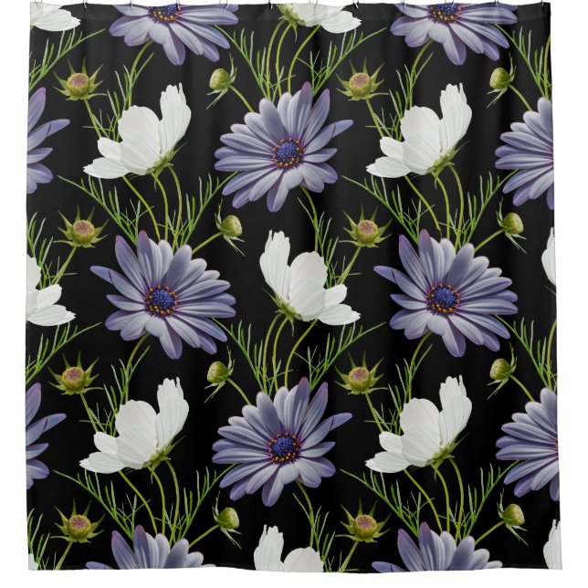 Cosmos Daisy Floral Seamless Collage (Front)