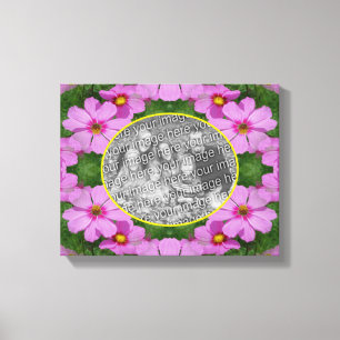 Cosmos Daisy Flowers Create Your Own Photo Canvas Print