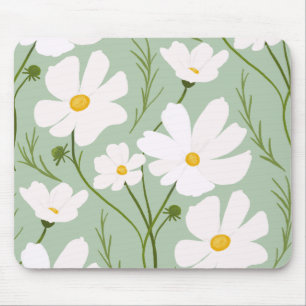 Cosmos floral mousepad 