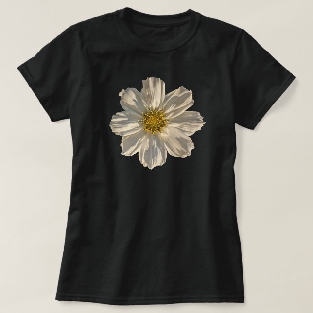 Cosmos Flower Chemistry Molecule T-Shirt (Design Front)