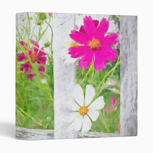 Cosmos Flower Garden Binder