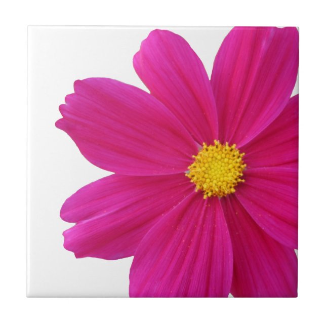Cosmos Flower Tile (Front)