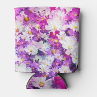 Cosmos flowers: floral pink purple background can cooler