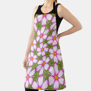 Cosmos Flowers Pattern Apron