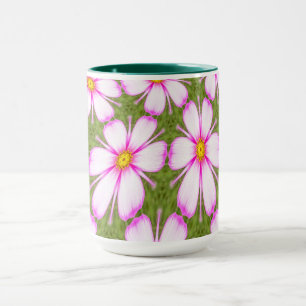 Cosmos Flowers Pattern Mug