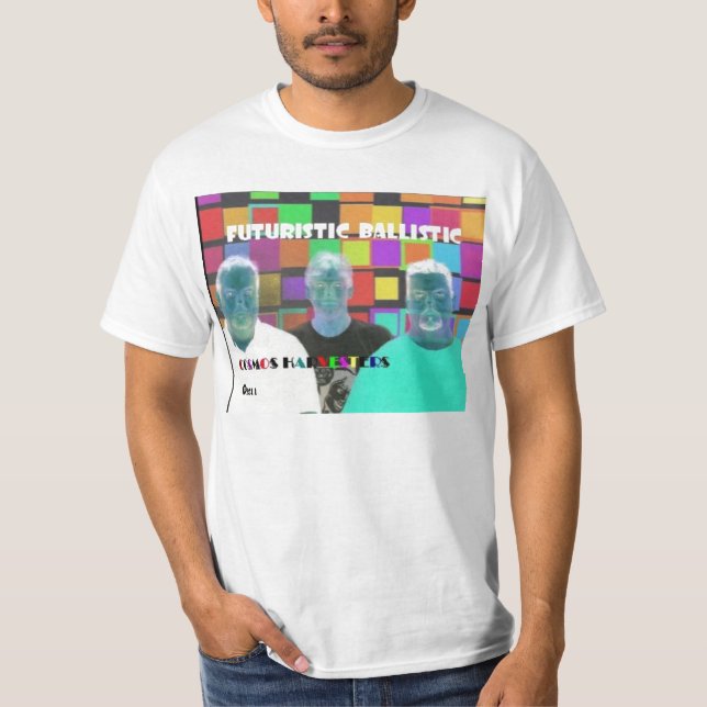 Cosmos Harvesters Futuristic Ballistic T-Shirt (Front)