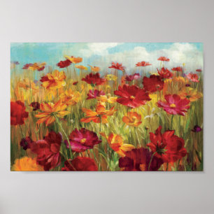 Cosmos in the Field Poster