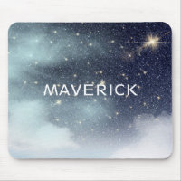 Cosmos Night Sky Stars Dark Blue Personalized