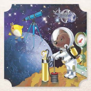 cosmos paper coaster