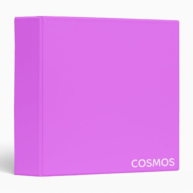 Cosmos purple colour name binder (Front/Spine)