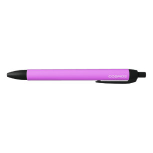 Cosmos purple colour name black ink pen