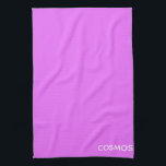 Cosmos purple colour name kitchen towel<br><div class="desc">Cosmos purple colour name</div>