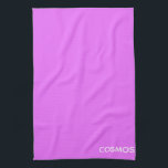 Cosmos purple colour name kitchen towel<br><div class="desc">Cosmos purple colour name</div>