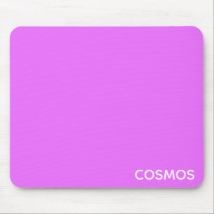 Cosmos purple colour name mouse pad