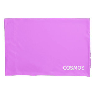 Cosmos purple colour name pillowcase