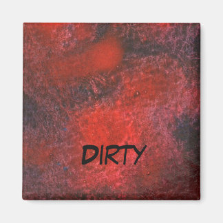 "Cosmos Red" Lave-vaisselle Abstrait Magnet d'état